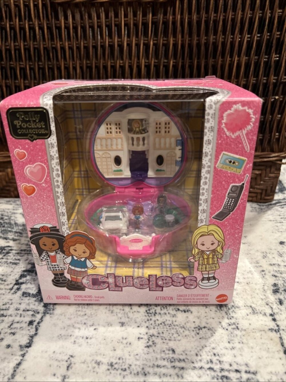 Polly Pocket CLUELESS Collector Compact Playset 30th Anniversary New